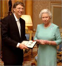 Image result for bill gates queen elizabeth