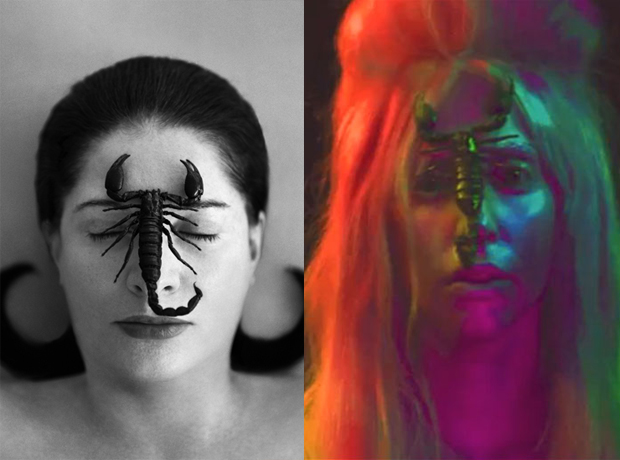 Lady Gaga mimics Marina Abramović | Art | Agenda | Phaidon
